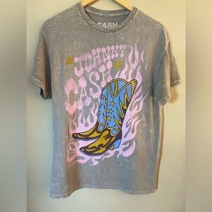 Ash Gray Cash Graphic Tee